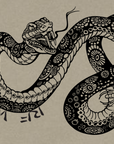Unisex RF Wear Snake T-Shirt - Sandstone