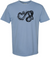 Unisex RF Wear Snake T-Shirt - Washed Denim