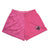 RF Wear Women's Split Pocket Shorts -  Pink-Bows/Pink