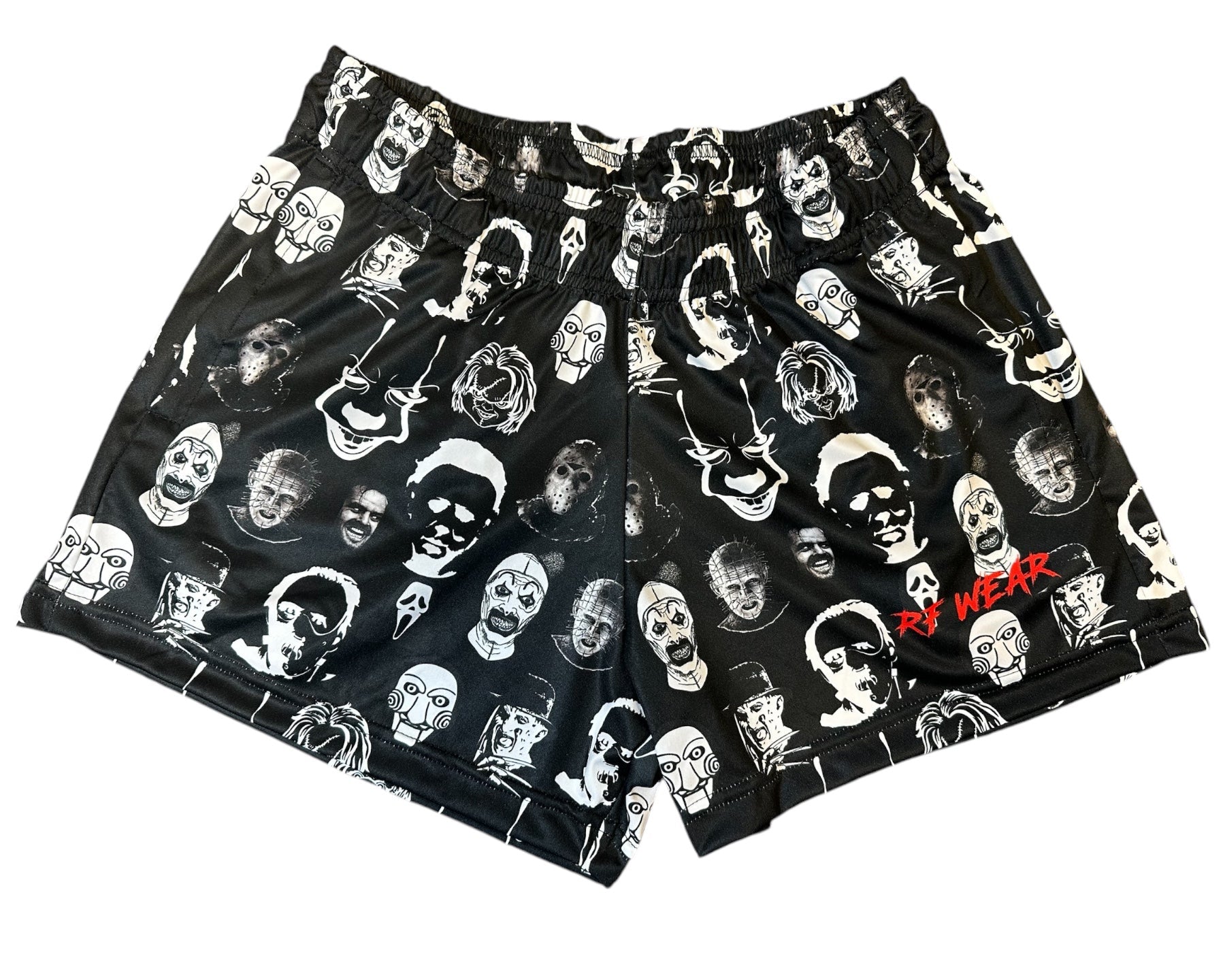 RF Women's Horror Pocket Shorts -  Black/White