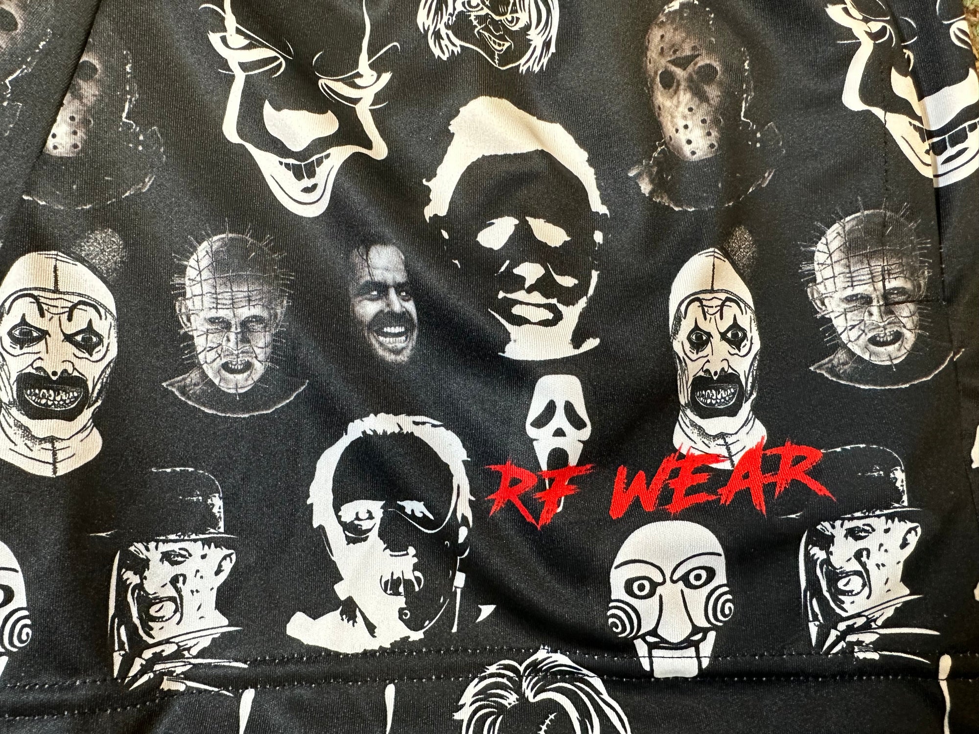 RF Women's Horror Pocket Shorts -  Black/White