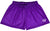 RF Wear Women's Jack-O-Lantern Shorts - Purple/Black - Front  View
