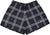 RF Women's Tartan Plaid Pocket Shorts Navy/White