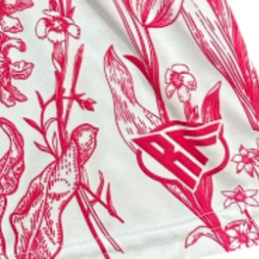 RF Women's Porcelain Shorts - White/Fuchsia