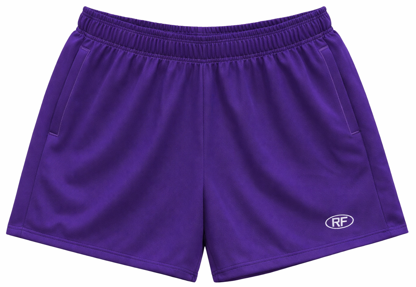 RF-Wear Women's Solid Color Shorts in Purple