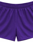 RF-Wear Women's Solid Color Shorts in Purple
