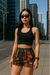 RF Women's Tree Camo Shorts - Sunset - Front