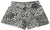 RF-Wear Women's Animal Print Shorts - Mash-up in Black/White