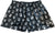 RF-Wear Women's Animal Print Shorts - Paw Prints in Black/Grey