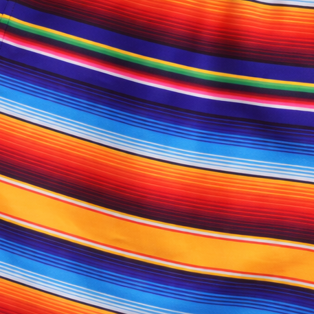 Close-up of RF-Wear Women's Baja Shorts in Multicolors