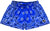 RF-Wear Women's Bandana Shorts in Blue/White