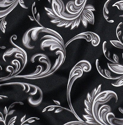 Close-up of RF-Wear Women's Baroque Shorts in Black