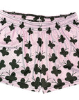 RF-Wear Women's Butterfly Shorts in Pink/Black