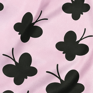 Close-up of RF-Wear Women's Butterfly Shorts in Pink/Black