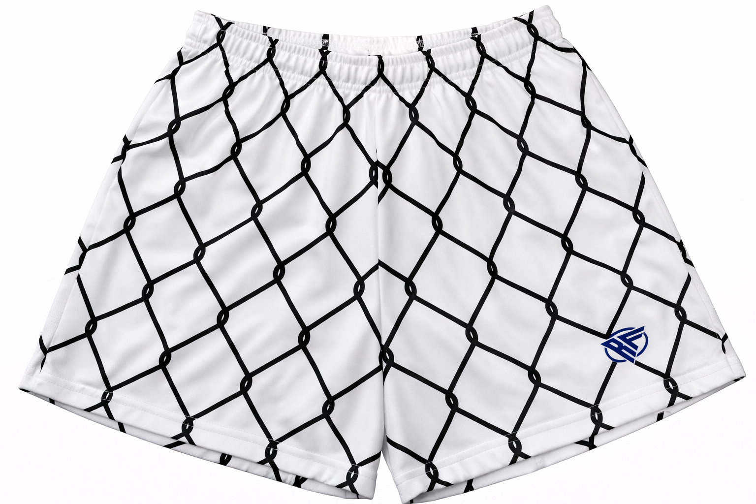 RF-Wear Women's Chain Link Shorts in White