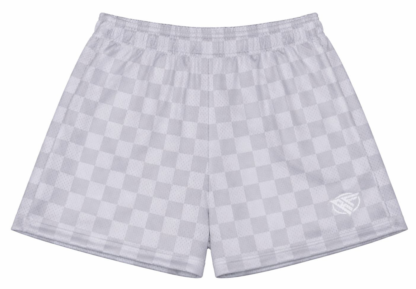 RF-Wear Women's Checkered Shorts in Grey