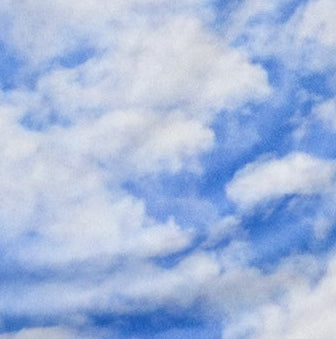 Close-up of RF-Wear Women's Cloud Shorts in Blue 