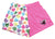 RF-Wear Women's Convo Heart Split Shorts in Pink