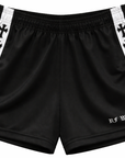 RF-Wear Women's Cross Trim Shorts in Black