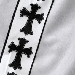 Close-up of RF-Wear Women's Cross Trim Shorts in Grey