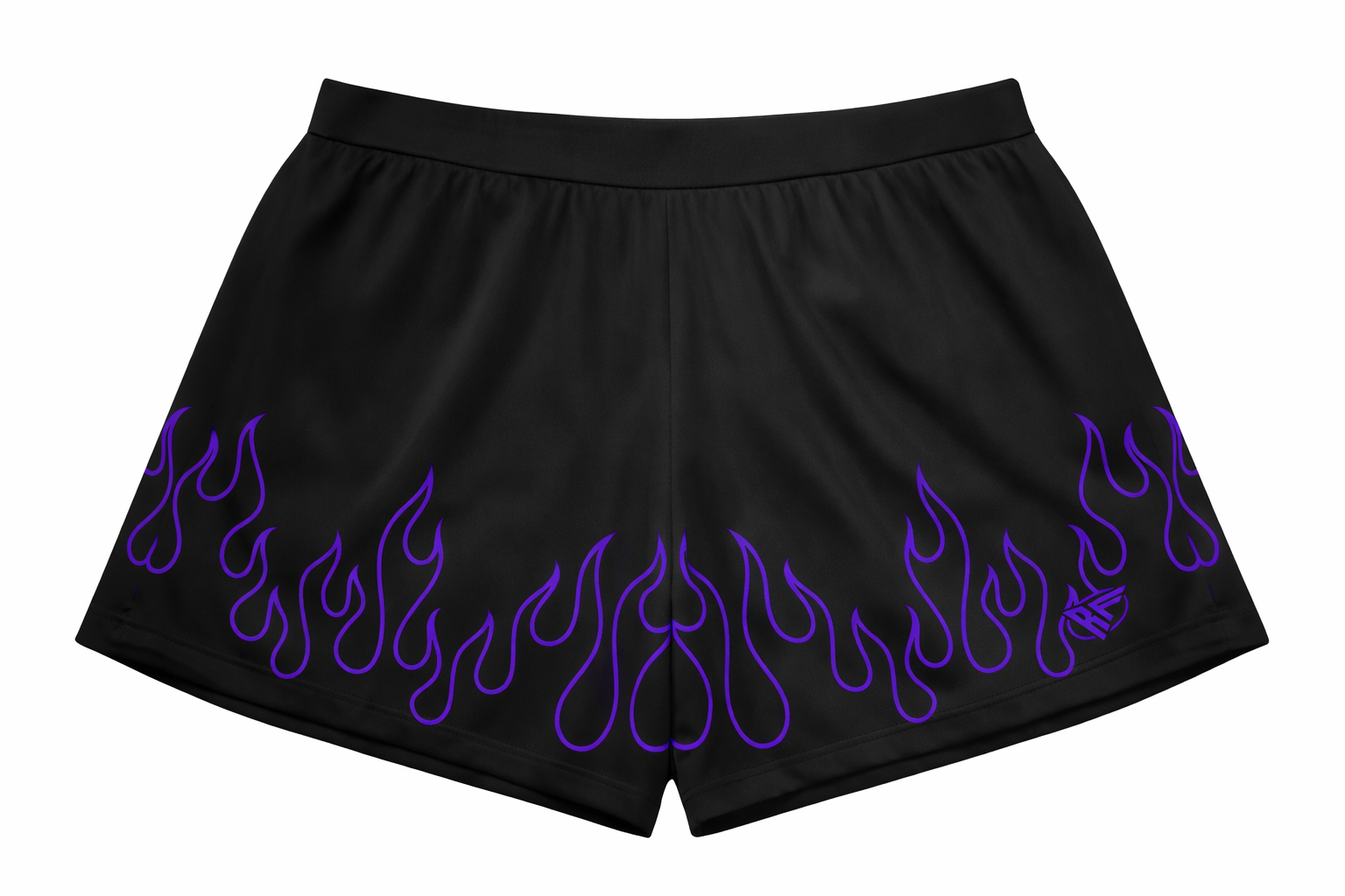 RF-Wear Women's Fire Shorts in Purple