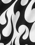 Close-up of RF-Wear Women's Flame Shorts in Black/White 
