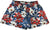 RF-Women's Floral Shorts - Red/White/Blue
