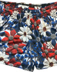 RF-Women's Floral Shorts - Red/White/Blue