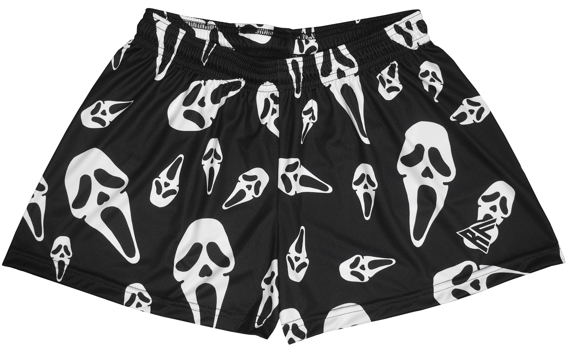 RF-Wear Women's Ghost Faces Shorts in Black