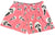 RF-Wear Women''s Ghost Faces Shorts in Pink