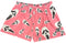RF Wear Womens Ghost Shorts - Pink - Front View