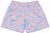 RF-Wear Women's Hawaiian Shorts in Pink//Blue