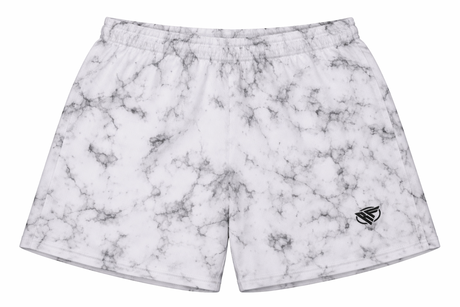 RF-Wear Women's Marble Shorts in White