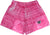 RF Wear Women's Bandana Mismatch Pocket Shorts - Pink