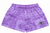 RF-Wear Women's Mismatch Bandana Shorts in Purple