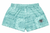 RF-Wear Women's Mismatch Bandana Shorts in Teal