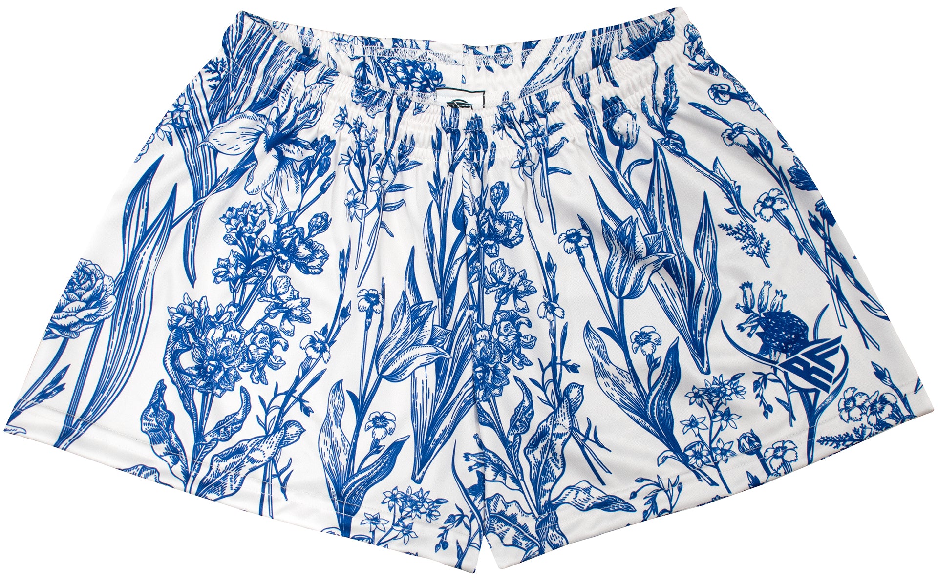 RF-Wear Women's Porcelain Shorts in White/Blue