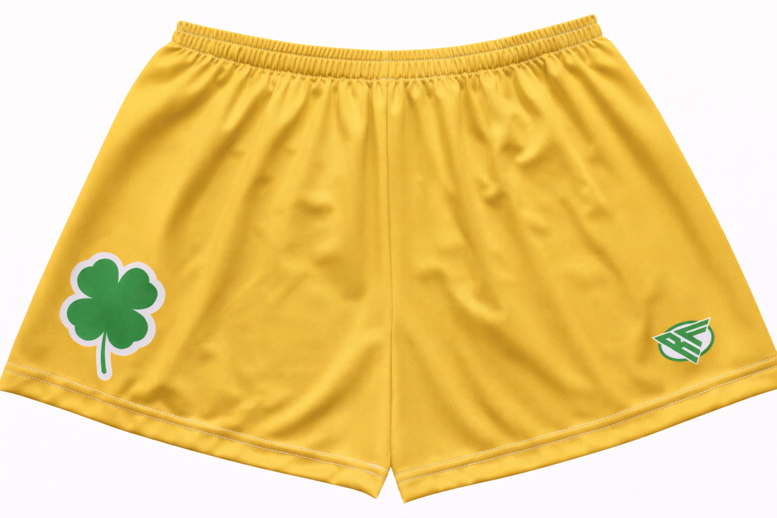 RF-Wear Women's Shamrock Shorts in Gold