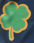 Close-up of RF-Wear Women's Shamrock Shorts in Navy