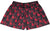 RF-Wear Women's Skull Shorts 2.0 in Black/Red
