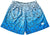RF-Wear Women's Blue Snakeskin Shorts