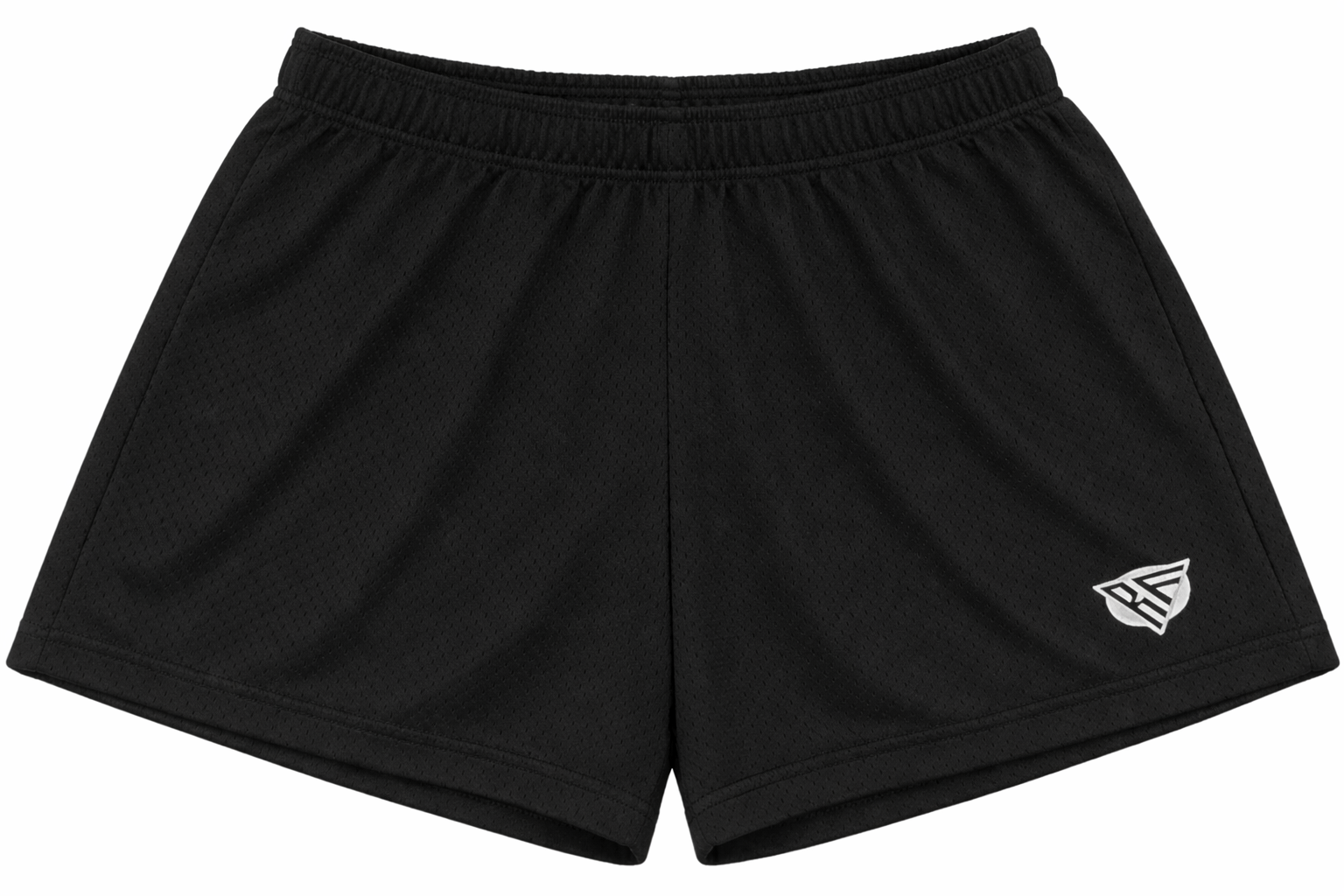 RF-Wear Women's Solid Color Shorts in Black