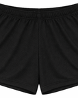 RF-Wear Women's Solid Color Shorts in Black