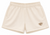 RF-Wear Women's Solid Color Shorts in Cream