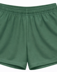 RF-Wear Women's Solid Color Shorts in Green