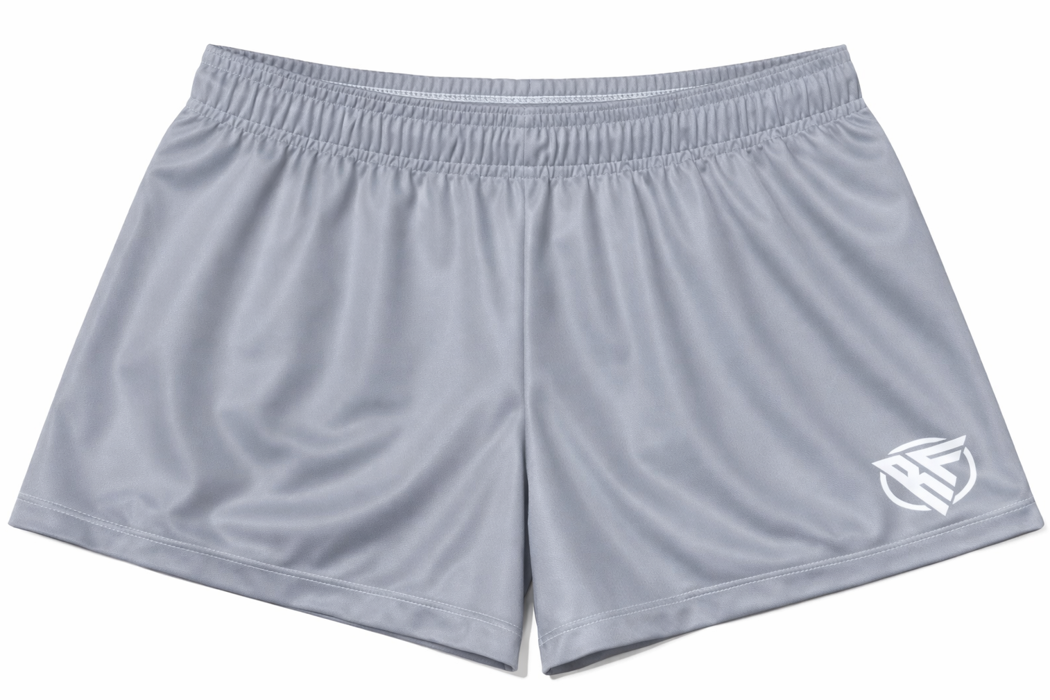 RF-Wear Women's Solid Color Shorts in Grey