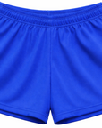 RF-Wear Women's Solid Color Shorts in Royal-Blue