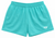 RF-Wear Women's Solid Color Shorts in Teal