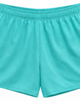 RF-Wear Women's Solid Color Shorts in Teal