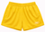 RF-Wear Women's Solid Color Shorts in Yellow